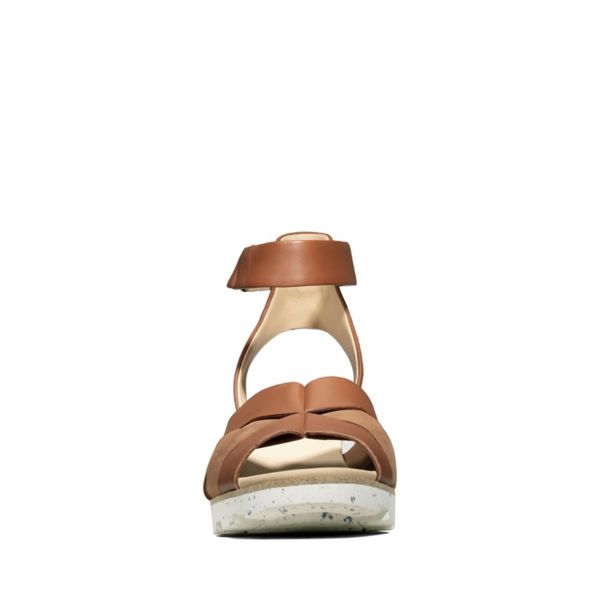 Clarks Womens Rene Daisy Sandals Brown | CA-8632140